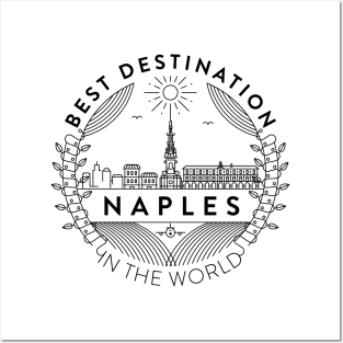 Naples Minimal Badge Design Posters and Art